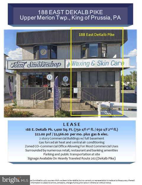 Photo of 188 E Dekalb Pike, KING OF PRUSSIA, PA 19406 (MLS # PAMC2168482)