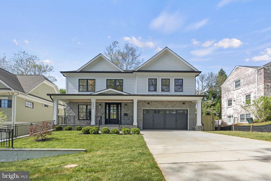 Situated in Fairway Hills, Bethesda 20816, this home enjoys proximity to Glen Echo Park and its recreational offerings. Its location likely provides access to various local amenities and conveniences. Boasting approximately 5,178 square feet of living space across 3 finished levels, this home offers ample room for both entertaining and everyday living. The open floor plan, high ceilings, and generously sized rooms create an inviting and spacious environment. Craftsmanship and attention to detail are evident throughout the home. Features such as white oak hardwood flooring, Anderson windows, and custom light fixtures contribute to its overall quality and aesthetic appeal. With 5 bedrooms and 4 1/2 baths, including a pocket office on the main level, there is plenty of space for both residents and guests. The primary suite offers luxurious amenities such as dual sinks, a soaking tub, and a custom shower. The home provides formal spaces for entertaining as well as more casual areas for everyday living. The lower level includes a spacious great room with a bar, a game or play area, a fitness room, and additional storage, catering to various lifestyle needs. A fenced rear yard with a deck enhances privacy and provides outdoor space for relaxation and recreation. An area way exit from the lower level further enhances accessibility to the yard. Overall, this property combines comfort, luxury, and convenience, making it an attractive option for potential homeowners seeking a beautiful new home in Bethesda.