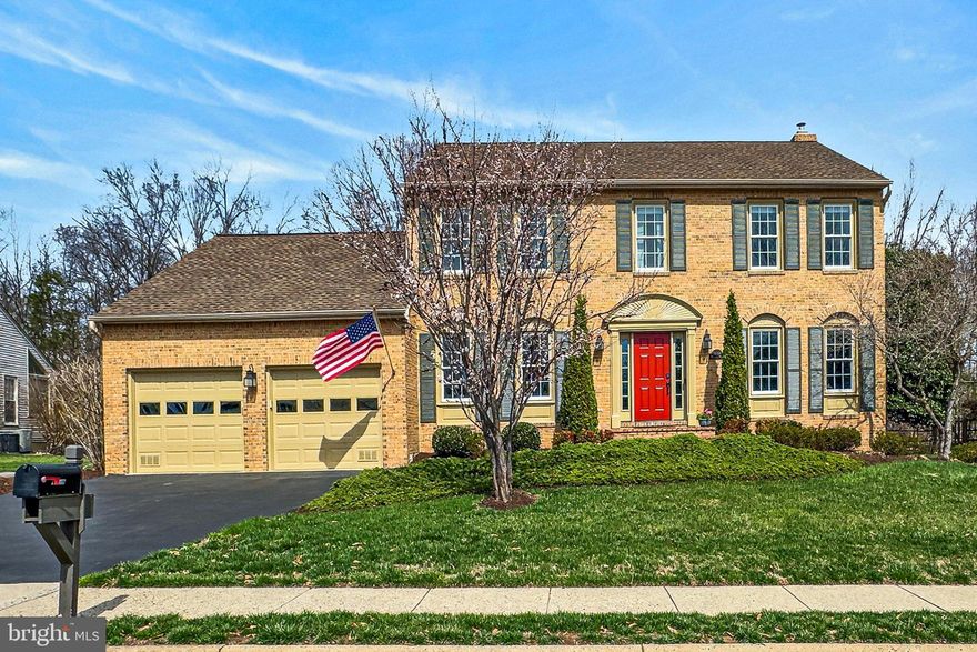 This is the one you’ve been waiting for! Meticulously maintained and beautifully updated, this 5-bedroom, 3.5-bath brick-front colonial in the highly sought-after Virginia Run community offers over 3,500 finished square feet on a flat, landscaped 0.31-acre lot, complete with a 2 car garage. This light-filled home seamlessly blends timeless charm with thoughtful, high-end updates throughout.

The main level showcases a stunning 2024 renovation featuring LVP flooring, stainless steel GE Café appliances, elegant 42” cabinetry, honed quartzite countertops, and layered designer lighting. A gorgeous center island anchors the space and features roll out cabinets and deep drawers. Additionally, a well designed pantry space affords plenty of extra storage. The charming eat-in kitchen area opens to a Trex deck with a covered pergola - perfect for outdoor dining and entertaining - overlooking the lush backyard.
Just off the kitchen, the inviting family room features a brick fireplace with a high-efficiency wood stove, complemented by custom wood beams and a handcrafted mantel, creating a warm and comfortable space to relax while enjoying beautiful backyard views. Additional highlights of this floor include a formal dining room, private office with French doors, a rare main level bedroom with an updated full bath nearby, and a mudroom with a stacked Whirlpool front-load washer and gas dryer.

Upstairs, the primary suite offers a serene retreat with a spa-inspired, fully renovated bath featuring a soaking tub, glass-enclosed shower with designer tile, dual vanity, and timeless chrome fixtures. The spacious, light-filled bedroom showcases rich Brazilian cherry hardwood flooring and a generous walk-in closet. Three additional well-appointed bedrooms and a tastefully updated hall bath with dual vanity complete the upper level.

The finished lower level features an expansive wraparound recreation space with a projector system and ping pong table (both convey), as well as a fun under-stair play nook. A half bath includes a rough-in for a future shower, and custom built-ins in the storage area offer exceptional organization.

Smart Home Highlights: The home is equipped with a Honeywell T9 smart thermostat and programmable Leviton exterior lighting for comfort and efficiency. Security features include a Reolink video doorbell and Schlage smart keypad entry. In the kitchen, WiFi-enabled GE Café appliances and a Best ventilation hood can be conveniently controlled via smartphone. The property also features a Rachio-controlled automated irrigation system that uses real-time weather data, forecasted rainfall, and in-ground sensors to optimize efficient water usage.

Enjoy peace of mind with important updates and improvements: kitchen appliances (2024), roof (2017), windows (2013) plus a sump pump and radon mitigation system already in place.

The Virginia Run community offers an exceptional lifestyle with amenities including a community pool with swim team, tennis, pickleball, and basketball courts, playgrounds, and a full calendar of community events for all ages. The neighborhood is conveniently located near Routes 28, 29, I-66, and the Toll Road for easy commuting.

This is a home you don’t want to miss!  Private showings begin on Thursday, March 26th.  Open House on Saturday, March 28th 1:00-3:00pm.