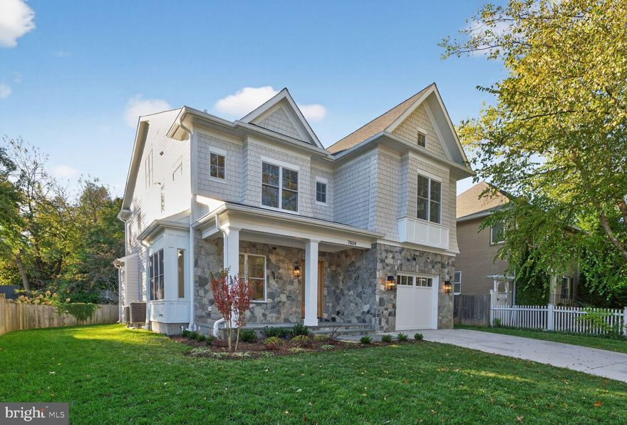 Discover the convenience of living in a brand new home just .5 miles to Downtown Bethesda with this stunning new residence crafted by the award-winning Washington Metropolitan Homes. This impressive floor plan offers a thoughtful layout across four finished levels, featuring six bedrooms and six full and one half baths. Featuring high ceilings, light-filled rooms, white oak floors and plenty of space for living and entertaining, this lovely home is complete and move-in ready. Nestled in an A+ location, Custer Road is known for its picturesque homes and mature tree-lined street. Enjoy a leisurely stroll to the farmer's market, fabulous restaurants, boutique shopping, schools, parks, and the library from this super convenient address.