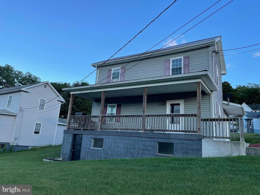 Welcome to Big Lane in the small town of Midland, Maryland.  This well maintained 3-bedroom 1 bathroom home is perfect for families, new homeowners, or investors. The metal roof was put on in 2014, it has plank flooring throughout, and a front porch to sit on and enjoy the beautiful views. Pictures are before renters occupied the property.