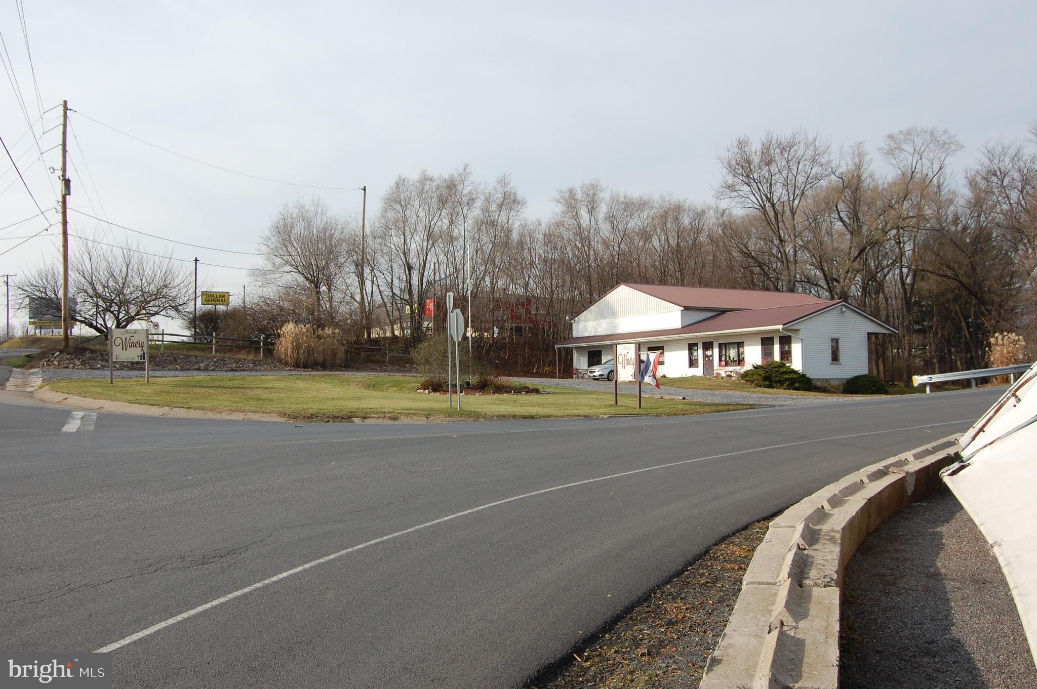 Prime Corner Commercial Lot right on the corner of Old Rt 22 just off the Exit Ramp of Rt 78 Currently is a Winery and Retail Store