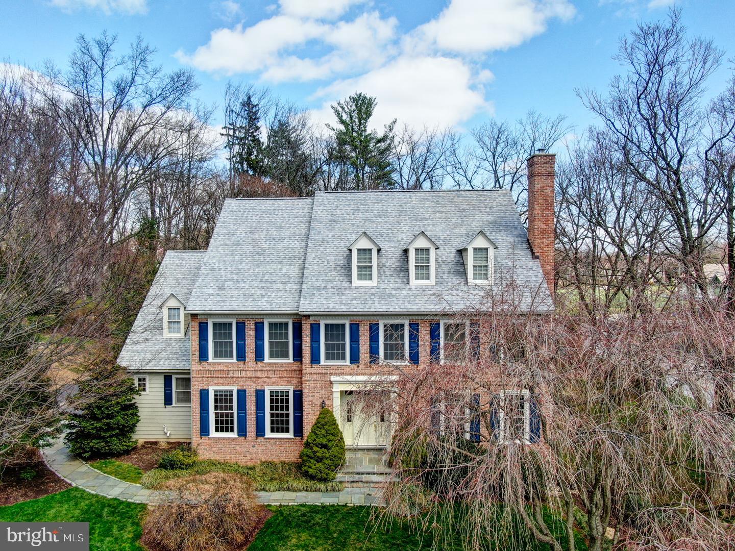 Introducing 200 Edenton Place, in the quiet enclave of just 18 homes, offering unique character and a charming village ambiance. Edenton's Villanova location is central to the extraordinary amenities of the Main Line...outstanding schools, shopping, recreation and transportation. A low maintenance traditional brick exterior facade and fiber cement siding is executed with historic Philadelphia details. A bright floorplan with 9 ft ceilings throughout the first floor offers flowing spaces for entertaining and family living. The light filled two story foyer with elegant turned staircase separates the gracious dining room and formal living room with full paneled marble fireplace. Double doors lead from the living room into the first floor Library with box bay window seat. The Kountry Kraft Kitchen features a dazzling window and is loaded with plenty of counter space, cabinets and a giant island with new quartz top. A spacious Breakfast Room is brightened by an 8 ft Pella French slider to a giant new deck with metal railings. Open to the Kitchen and Breakfast Room is the Family Room, with Cathedral ceiling, wood burning fireplace and designer window wall overlooking the private rear yard. A convenient Butler's Pantry features glass doors, and connects the Kitchen with the generous formal Dining Room. There are two powder rooms on this level - a formal Powder Room includes an ante room, and second one conveniently located in the mudroom. A first floor laundry includes cabinetry and built in hanging shelves. There is also a back staircase to the upstairs in the mudroom, a second stair to the lower level and access to the attached 3 car garage. Upstairs, separated from the secondary bedrooms by a wide hallway overlook is the serene Master Bedroom suite with tray ceiling, two outfitted walk in closets, and French doors to a lovely sitting room. The skylit Master bath features two separate vanities, a corner whirlpool tub and an oversized walk in shower. Three additional generous bedrooms are on this level, one with ensuite bath and the other with a shared bath with double vanity and huge shower. The lower level is finished with a relaxing recreation room. A fifth bedroom with window is also here with an en suite full bath. Recent improvements include refinished hardwood, brand new carpet on second floor & family room, a new roof and fresh paint! Open space on two sides - across the street, on the left side of the home afford plenty of privacy. Located in the highly acclaimed Radnor Township School District with prestigious private schools and medical facilities nearby. Edenton's tranquil setting belies its convenience. Nearby Rte 476 offers connections to the Expressway for easy access to Center City and the Airport. The Villanova train station is 5 minutes away. World class shopping runs the gamut from farmer's markets, antique and specialty stores to the nearby Court and Plaza at King of Prussia. A rare opportunity in an unparalleled location. Virtual tour: https://photos.smugmug.com/Clients/n-K2gHM/Video-Work-/i-Ft5rRVF/0/f801dc4d/1920/200%20Edenton-1920.mp4