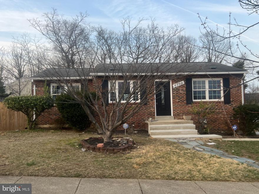 Beautifully updated rancher in District Heights.   New kitchen cabinets and  quartz countertops.  New Stainless steel appliances.  Refinished hardwood floors on main living area.  Waterproof LVP in bedrooms and lower level.   Upgraded bathrooms with gorgeous tile work.  Updated deck with new deck boards and rails.  Spacious storage shed in the rear.  New gas furnace and ac unit.  New gas water heater.