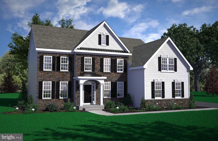 UNIQUE OPPORTUNITY! North Star Pointe offers a one acre+ homesite ready to build your dream home! One proposed home is our most popular estate home designs, our Waterford floor plan was built with comfort and luxury in mind— with 4 bedrooms, 3.5 bathrooms and a 3 car garage, the final product is awe inspiring. No matter what elevation you choose for the exterior, as you walk up to the home for the first time, you will be amazed at the stunning architectural expertise that went into creating this home. As soon as you enter the home and stand in the grand foyer, you’ll see a private study off to your left and a formal living room to your right where you can entertain your guests. From the living room, you’ll find the
entrance to the formal dining room and further in will take you to the stunning kitchen where your culinary skills will be able to flourish. Also on the first floor, you’ll find the powder room, the quaint breakfast area with a lovely view of the backyard landscape as well as the spacious family room. Within the family room, you’ll have a charming fireplace to create the perfect, cozy environment for you and your loved ones to enjoy. Moving on, the second floor showcases the private living spaces. While the 3 spacious bedrooms have plenty of space for individuals, the owner’s suite is truly the crown jewel of the home. With an incredible walk-in closet, luxurious owner’s bathroom and a charming sitting room just off of the bedroom itself—this home truly has it all. If you’re looking for a stunning home with phenomenal designs both inside and out—then The Waterford is right for you.…customization is welcomed. North Star Pointe is located just outside of Hockessin, DE and is convenient to shopping, restaurants and medical facilities. Call for more information.