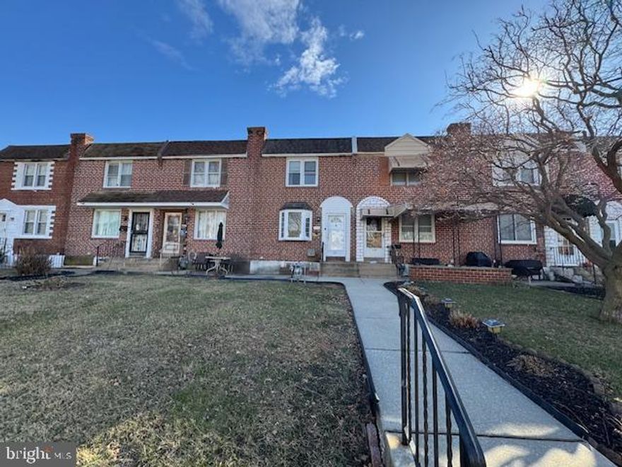 GOOD BUY! Great opportunity on a very good block in Delmar Village. Living room, dining room and kitchen on the first floor. Second floor has 3 bedrooms and one bathroom. Finished basement with powder room. Hardwood floors throughout. Home has been updated a few years ago and has been tenant occupied since. Vacant at the moment.  Sold strictly AS IS. Seller is a licensed broker in PA. No commission paid to a licensed agent acting as principal.