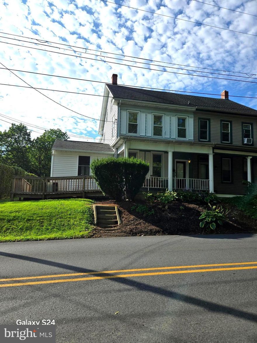 This home was converted to a 2 unit  dwelling. Easy to convert  back to a 1 family which would make it a n 5 bedroom home with 3.5 bathrooms , and 2 kitchens.  economical gas heat and hot water.  ramps to front and rear  of home. 4 bedrooms  and 2 baths on 2nd floor, 1 bedrm and shower bath on 1st floor.
Nice private yard.  live in  one and rent out the other.  Or make it  an investment property.
this property has many options.
This property is also listed under multi family to see pics.