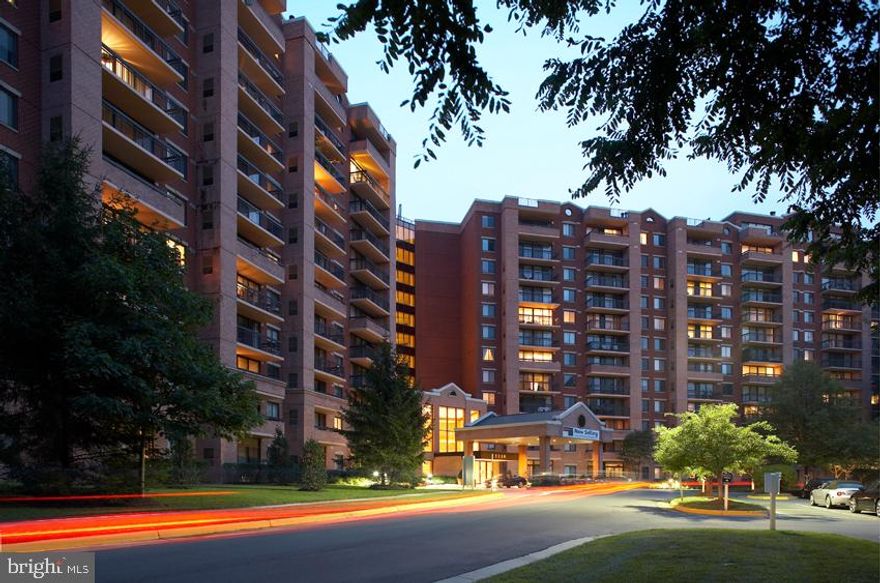 Welcome to your new home and luxury community at Renaissance 2230! This unit has a highly sought-after floor plan, which rarely comes available!   This rear facing quiet side of the building 3rd floor 1 Bed + 1 Bath.  Enjoy a morning coffee on your large main balcony over-looking landscaped views. Master bedroom has a walk-in closet.  Minutes to Trader Joe's, Whole Food and all Tysons shopping centers.  This secure and private 12 story complex is located on 21 park-like acres.  The community is pet friendly. 
Community amenities include 24 hour Front Desk, shuttle to West Falls Church metro station, a well maintained and complete 24 Hour Fitness Room, Club/Recreation Room with Billiards.  Additional perks are; a Year-Round Pool, Sauna, Year-Round Tennis Courts, Gated Building, Business Center, and more!  Unit comes with one reserved parking space and a storage unit.  Additional non-reserved parking is available to unit owners.