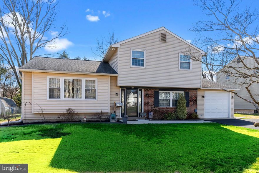 Welcome to this beautifully updated 3-bedroom, 1.5-bathroom split-level home, where modern upgrades and timeless charm create the perfect blend of style and comfort. Nestled in a desirable Warminster neighborhood, this home boasts manicured landscaping, a new front door, and a newly paved two-car driveway leading to an attached one-car garage, ensuring impressive curb appeal.  Step inside to experience a seamless and functional floor plan, enhanced by gleaming hardwood floors and updated lighting fixtures throughout. The renovated kitchen is a chef’s dream, featuring stainless steel appliances, brand-new flooring, sleek cabinetry, and an abundance of natural sunlight—creating a bright and inviting space for cooking and gathering. The adjacent dining and living areas flow effortlessly, making both everyday living and entertaining a breeze.  The upper level features a spacious primary bedroom along with two additional generously sized guest rooms, all sharing a beautifully updated hall bath with modern finishes. Ample storage throughout the home ensures you’ll have plenty of space to keep everything organized.  The lower level is an entertainer’s paradise, featuring a cozy yet spacious family room, perfect for movie nights or relaxing with loved ones. This level also boasts a stunning sunroom flooded with natural light, with French doors leading to the fully fenced-in backyard, creating the perfect indoor-outdoor connection. The backyard is a private oasis, complete with a fire pit, ideal for cozy gatherings under the stars. A fully equipped laundry room, an adorable half bath, and additional storage spaces add to the functionality and charm of this level.
With exceptional flow, modern updates, ample storage throughout, and abundant natural light, this move-in-ready home is the perfect place to create lasting memories. Schedule your private tour today!