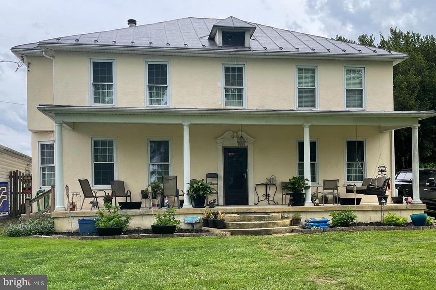 Totally renovated Victorian  4-Square on 4 unrestricted acres.  Come see the character this 3000 Sq. ft. home has to offer, gourmet kitchen, granite counter tops, central AC, new windows.  Great front porch for rocking, floored attic, freshly painted metal roof.  High speed internet is available from Comcast. The cellar basement had clean space liner installed by JES which included 2 sump pumps & French drain around the footprint.   The seller also had leaf filter installed in 2020, warranty conveys.  There is a block barn, shed and garden area, plenty of room for the kids or animals.  Great commuter location close to Route 340 & Virginia. Property does extend beyond the rear fence.  (Front porch swing does not convey)   Contingent on seller finding home of choice.