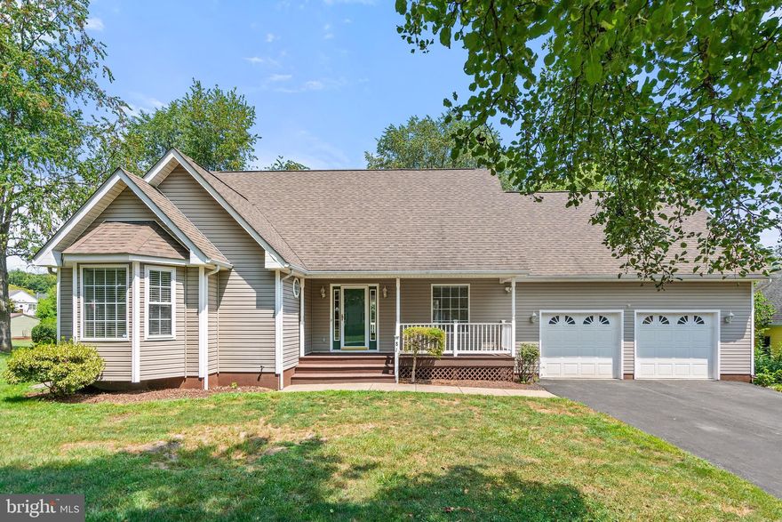 One level living at it's best!  This spacious home offers 3 bedrooms, 2.5 baths on almost 1900 finished square feet.  2 story great room with fireplace, built in bookshelves, ceiling fan and hardwood look pergo floor.  Beautiful eat in kitchen with 42" cabinets. Formal dining room. Main level laundry.  the half bath has space to add a shower/tub for a 3rd bath if you want.  Primary bedroom has a luxury bath with shower, soaking tub, dual sinks and private toilet.  2 good size secondary bedrooms and hall bath. Plus the bonus room over the garage allows for flexibility - home office, hang out spot, 4th bedroom?  2 car oversized garage is great for vehicles, workshop, etc.  Enjoy outdoor living on the front porch or the large rear deck, featuring new deck boards.  This backyard is a true oasis!  3/4 acre lot.