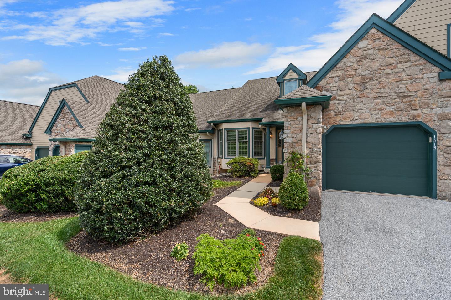 Welcome to 1415 Springton Lane, a coveted golf course view home in Hershey’s Mill. This exceptional property offers a rare combination of elegance, privacy, and superlative condition, —all in one of Chester County’s most desirable gated enclaves.
breathtaking Outdoor Living: Enjoy serene mornings and sunset evenings on the terraced stone patio, complete with a retractable awning and lush landscaping that ensures privacy and tranquility. You will feel a little thrill as you arrive, for the location on the street looks and feels almost like a manor home. A grand 2 story foyer greets you upon entry; dramatic with soaring ceilings and abundant natural light. This sets the tone for the refined interior. To the left, a timeless living room perfect for quiet gatherings; to the right, a formal dining room ideal for entertaining. A classic layout. Beyond a chef’s with granite countertops, premium cabinetry, and seamless flow into the spectacular great room. Vaulted ceilings, handsome fireplace, doors to the huge terraced patio overlooking the golf course... you'll love it. A wonderful feature of this home is its dual primary suites. Main level or upstairs, choose first for yourself, but with a superlative and completely private suite to offer visitors. The basement is massive, with huge finished AND unfinished areas. Whether you have hobby or storage needs there is a comfortable space for either...or both ! You are able to indulge yourself in comfort and security knowing the mechanical systems of this home are in great shape. Brand new windows and stucco, newer roof and hot water heater, GEOTHERMAL heating - modern efficient and very low cost. Lovingly updated, meticulously maintained, everything is done for you. Come visit a wonderful home certain to offer you a turnkey living experience. This is one for the discerning buyer, see it and be that fortunate one.
Whether you're seeking refined living, scenic views, or a vibrant community lifestyle, 1415 Springton Lane delivers it all. Come experience the best of Hershey’s Mill—where luxury meets leisure.