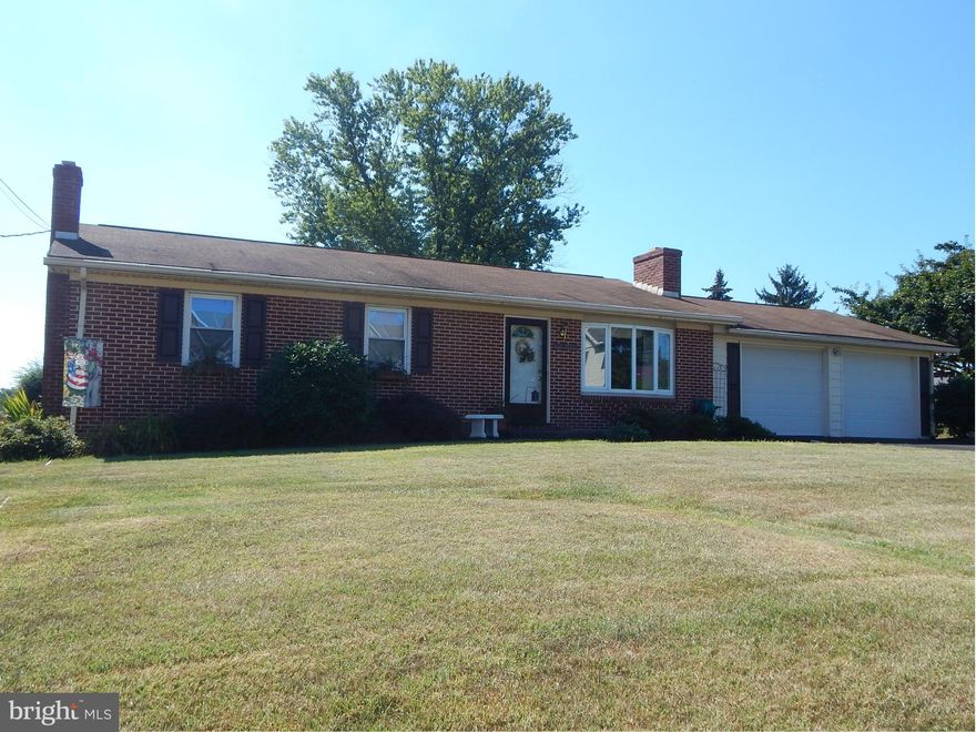 Main Level Living at its Best!  Beautiful Ranch Style home in country setting with hardwood floors, fireplace, wood stove in finished basement, extra large master bath, large open kitchen with separate formal Dinning room and much more. Looking for peace and quite here you go!