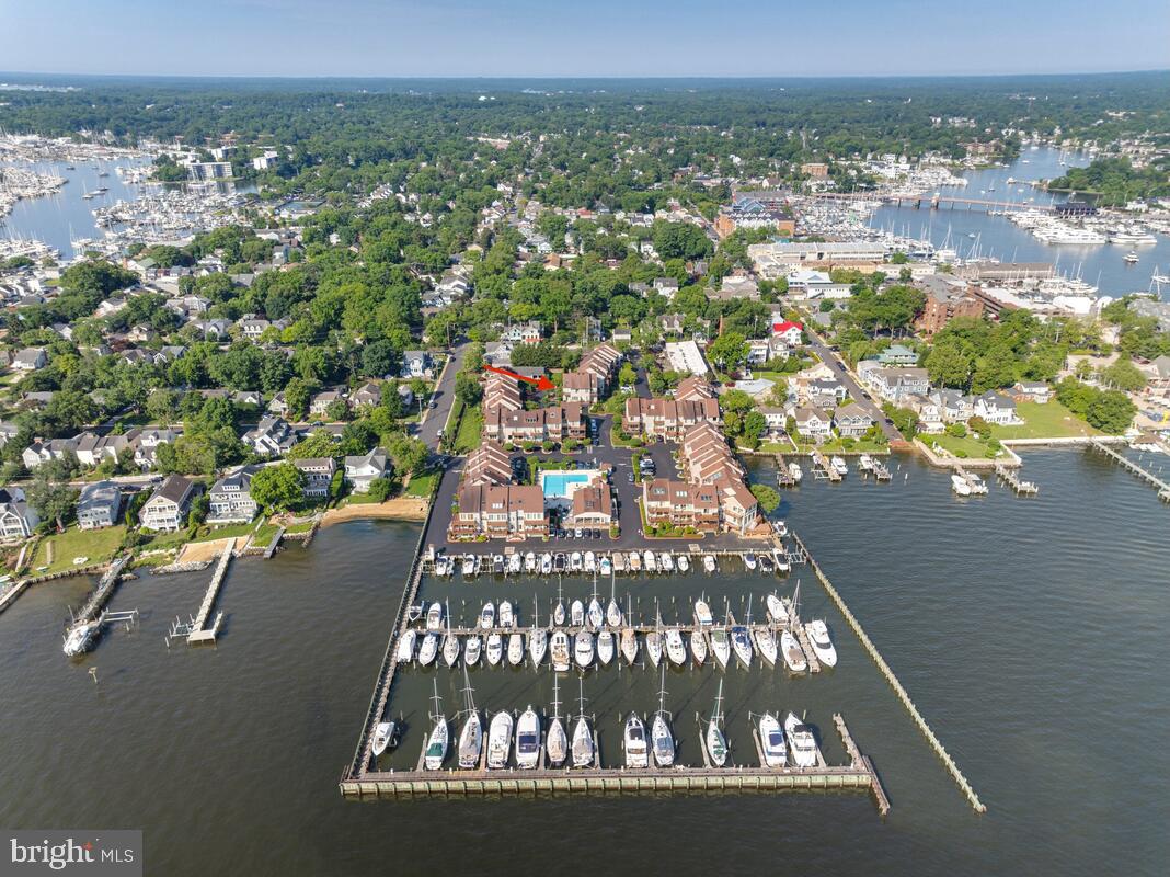 Spectacular Water View Home nestled at the tip of Eastport Peninsula between Spa Creek, Back Creek and the Severn River in the premiere gated community of Chesapeake Landing, with onsite Yacht Club and pool memberships available. 21 Chesapeake Landing embodies the epitome of Eastport’s waterfront lifestyle. The Maritime Republic of Eastport is a vibrant waterfront community deeply rooted in both sailboat racing and pleasure boating traditions. Residents treasure the walkable lifestyle, with more than 50 restaurants, pubs, boutique shops, and historic City Dock and Downtown Annapolis just steps away. This immaculately-maintained home has been thoughtfully designed with meticulous, high-level upgrades, resulting in a seamless blend of elegance, comfort, and timeless design. A private in-law, guest suite or
entertainment room on the ground level adds to the homes versatility. On the main level, expansive sliding glass doors open onto one of three decks; an ideal setting for savoring water views, or simply relaxing with evening libations. It’s also a front-row seat for the 4th of July, New Year’s Eve fireworks displays and the annual Blue Angels Airshow. The daily parade of sail and power boats, regattas, navy vessels and pirate ships is a spectacular bonus that makes this home truly unique. At the heart of the home is a spectacular chef’s kitchen: An oversized center island invites casual gatherings, while custom cabinetry, complete with artful display nooks, add depth and functionality. Sleek stainless-steel appliances pair beautifully with the honed-granite countertops, to provide ample prep space for the most discerning gourmet. A private deck just off the kitchen is perfectly positioned for effortless outdoor grilling. The open-concept layout is both flexible and inviting. Island seating flows naturally into the adjacent dining area, which overlooks the living room and captures water views beyond. Rich, gleaming hardwood floors span the main, bedroom, and loft levels, adding warmth and sophistication throughout. The living room is a true retreat, enhanced by 9-foot ceilings and a gas fireplace that adds instant ambiance with the flip of a switch. Upstairs, wake up to spectacular views of Annapolis Harbor and the Severn River. The graciously sized owner’s suite welcomes you with dramatic vaulted ceilings and abundant natural light. The recently renovated spa-inspired ensuite bath is a sanctuary in itself, featuring a glass-enclosed shower and soaking tub that doubles as a steam room complete with folding chairs for relaxation and the therapeutic benefits of a sauna. Dual vanities, high-end fixtures, and generous storage, all finished in calming, modern tones complete the experience. Two additional bedrooms offer versatility and comfort; ideal for guests, family, or as a dedicated art studio, home gym, or private home office. The ground-level living space adds even more flexibility. Featuring its’ own paver patio and private entrance, a full bath and a custom kitchenette—including a refrigerator, sink, microwave, built-in storage and neutral tile flooring. This area can be completely closed off from the rest of the home, making it a perfect in-law suite, private guest quarters or family entertainment area. Additional amenities include a one-car garage, an extra driveway parking space, a large paver patio, and the freedom to lock, leave, and travel with peace of mind. Outside your front door, the Eastport lifestyle unfolds. Take a leisurely stroll to local waterfront restaurants, pubs, and boutique shops. Catch a water taxi to historic downtown Annapolis, or launch your kayak or paddleboard from nearby Horn Point Beach Park. Eastport offers the charm of a coastal village with the energy of a thriving maritime hub, just across Spa Creek from the U.S. Naval Academy and all the culture, history, and amenities of downtown Annapolis! Don't Miss The Opportunity to Make This Your Home!