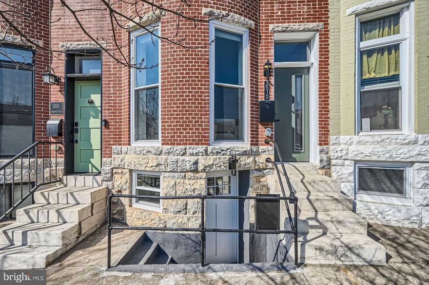 Welcome to 3512 Chestnut Avenue. 

This stunning 4-bedroom, 5-bathroom home in the heart of Hampden, offers modern luxury, thoughtful design, and an unbeatable location—PLUS a fully self sufficient 1-bedroom, 1.5-bathroom lower-level ADU/Inlaw Suite.

The main residence features a striking contemporary façade with a mix of brick and wood accents and oversized windows. Inside, the open-concept main level is flooded with natural light, showcasing HARDWOOD floors, high ceilings, a handsome powder room and elegant finishes throughout. The living area centers around a sleek electric fireplace. The adjoining dining area flows seamlessly into a gourmet kitchen boasting unique quartz countertops, custom cabinetry, a spacious peninsula with seating, a coffee bar and top-of-the-line stainless steel appliances. 

Upstairs 3 bd rms, 2 bath rms. The primary suite features a spa-like en-suite bathroom with a glass-enclosed shower, and walk-in closet. The two additional bedrooms are generously sized, each with ample closet space ensuring comfort and privacy.

The HIGHLIGHT of this home is the expansive rooftop deck, offering breathtaking panoramic views of Hampden and beyond. Whether enjoying a quiet evening under the stars or hosting friends for a sunset gathering, this space is an urban oasis.

Adding incredible VALUE, the lower level houses a fully self-sufficient 1-bedroom, 1.5-bath bathroom ADU with its own private entrances. This thoughtfully designed unit features a modern kitchen, a cozy living area, and in-unit laundry, making it perfect for rental income, an in-law suite, an Airbnb, multigenerational living or just EXTRA space for you and your family. The possibilities are endless.

Located just steps from The Avenue’s vibrant shops, award-winning restaurants, and cozy cafés, as well as parks, trails, and easy access to downtown Baltimore, this property is the perfect blend of style, convenience, and smart investment potential.