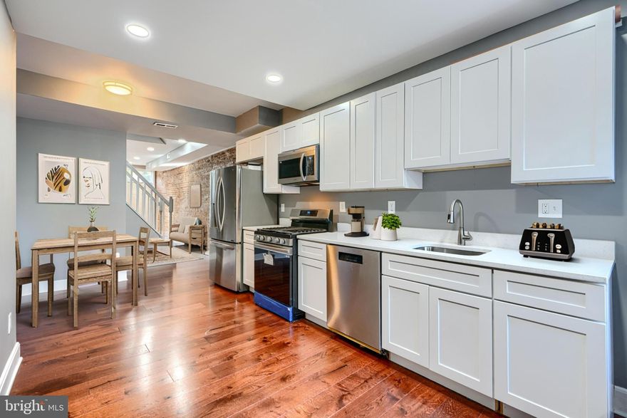 Live in the beautifully historic and well-established neighborhood of Union Square. This home features 4 bedrooms and 3.5 bathrooms, with a partially finished basement that could serve as a bonus room or flex space. The laundry room is conveniently located on the main level.
The home's double-pane historic wooden windows are custom replicas of the originals, allowing the façade to maintain its historic charm while offering modern energy efficiency. This home also boasts an interior exposed-brick wall on the first level.
Enjoy the convenience of being near many of Baltimore’s top amenities and attractions, including Union Square Park, the B&O Railroad Museum, the National Aquarium, Topgolf, Horseshoe Casino, and the University of Maryland Medical Center.
Save on property taxes over 10 years with this fully renovated, CHAP tax credit–approved property! A CHAP Credit of $3500 per year is currently being received for the property to maintain the taxes as they currently are - this credit is capped at $50,400! 
Whether you're a first-time homebuyer, investor, or simply looking for a great deal, this home offers incredible value. The CHAP tax credit keeps property taxes low for the next 10 years. You may also qualify for up to $25,000 in homebuying grants, including: Buying into Baltimore ($5000), FTHBIP ($10,000), and Baltimore City Employee Homeownership ($10,000) - possibly others as well! Contact me for more information on how affordable this property can be for you! Seller is motivated, bring us a deal! We are willing to offer concessions if needed.