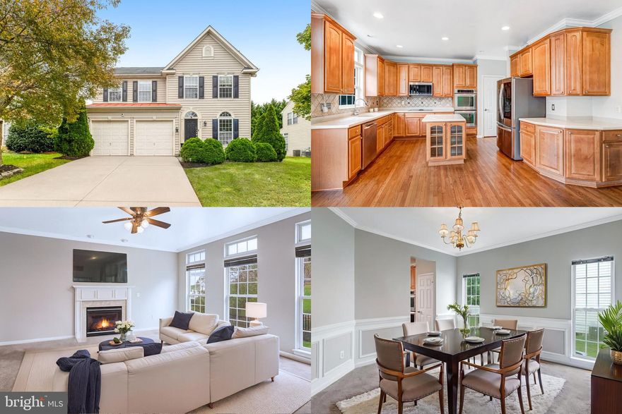 Exceptional home in the sought-after community, The Falls at Lee's Parke! Lovingly maintained, this home welcomes you with gleaming hardwood floors and a soaring two story foyer. The chef's kitchen provides ample space to meal prep and cook, including double ovens, stainless steel appliances, large 42" cabinets, and a large kitchen island. The breakfast space and open family room make entertaining and gathering seamless and comfortable. The main level office is tucked away for privacy and convenience, while the formal living room and dining room offer additional space to spread out or host guests. Upstairs, the primary bedroom retreat features a large walk in closet, as well as en suite bathroom with double sinks, soaking tub, and walk in shower. Three additional large bedrooms and full bathroom complete the upper level. The finished basement is perfect for movie nights and game nights, with a full bathroom, and potential for 5th legal bedroom. 

Conveniently located just minutes from major commuter routes, shopping, dining, entertaining, and more. MUST SEE!