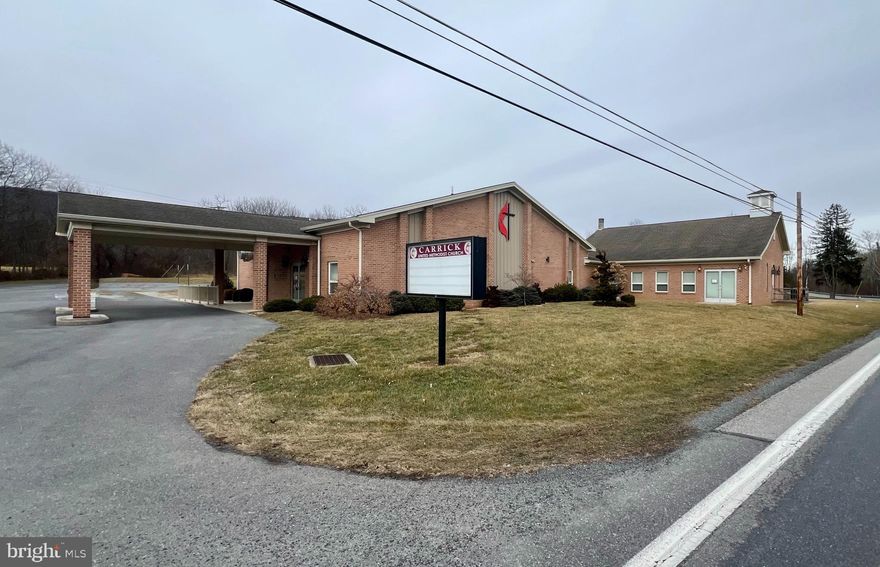 Discover a rare opportunity to own a church and cemetery situated on 3.5 serene acres. This picturesque property offers a timeless charm, featuring a well-maintained church building with high ceilings, and ample space for gatherings, events, or potential repurposing. The surrounding cemetery adds to the character of the property, offering a peaceful setting with mature trees and open green space.

Conveniently located in Ft. Loudon, PA, this property provides a variety of possibilities for community events or redevelopment. Whether you're looking to preserve its original purpose or explore new opportunities, this is a truly special piece of real estate.