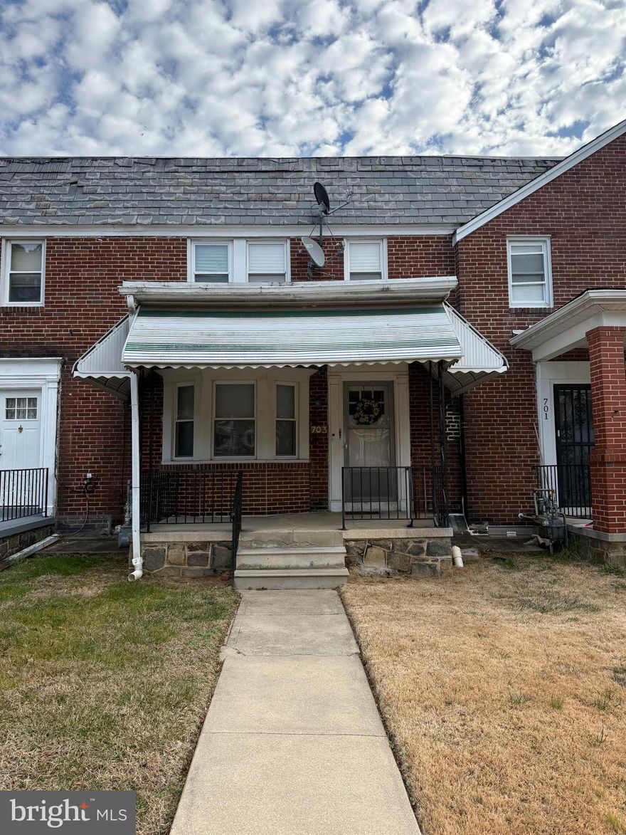 Investor or house-hack opportunity! Solid 2-unit multifamily in Baltimore City. 1st floor unit features 1BR/1BA with a long-term tenant of 10+ years paying $850/month, providing stable income. 2nd floor unit offers 2BR/1BA, is vacant, and has an approx. market rent of $1,200/month, ideal for owner-occupant or value-add investor. Major updates completed approx. 2 years ago include roof, boiler, and water heater. Property also includes an attached 1-car garage for storage or additional income potential. Great opportunity to live in one unit while offsetting your mortgage or expand your investment portfolio.