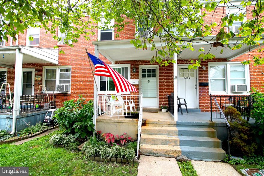 Fantastic opportunity to OWN a home for less than a monthly rent payment.  Small town living just minutes from the urban offerings of downtown Baltimore  and steps from St. Agnes Hospital; this home has been freshly painted, well maintained and visibly loved.  Enjoy coffee and a book on the covered front porch or grillin' and chillin' in the backyard. A paver patio just off the rear fully screened enclosure is the perfect space for entertaining or simply taking a bit of Mother Nature. The owners had you in mind during the just completed 2020 kitchen renovation that includes shaker style cabinets, new counter, dishwasher and gas range.  Feel secure in your investment knowing that the water heater is brand new as of 2020 and the windows as of 2019. The furnace/boiler, installed in 2011, keeps the house warm in the colder months with exceptional efficiency. No stone has been left unturned while the owners were preparing their home for its new owners. They are ready for you to enjoy it as much as they have. Stop investing in your landlord's future and start investing in your own. You deserve it -  welcome home!