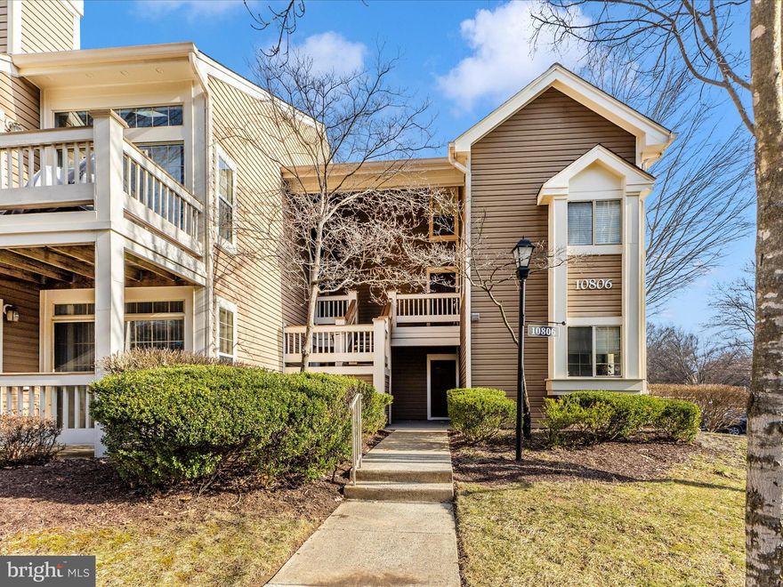 Beautifully maintained spacious 2 bedroom 2 full bath condo just a mile from Grosvenor-Strathmore Metro, near Trolley Trail, Pike and Rose, Montgomery Mall, Wildwood Center and more. Adjacent to 13.7 acre Timberlawn Park with playground, basketball courts, two soccer fields and picnic area.  Easy access to 495 & 270. Stunning open updated white kitchen with stainless steel appliances, granite countertops, glass tile backsplash, breakfast bar, electric stove, built in microwave, disposer, instant hot water dispenser, soap dispenser and pantry. Living room with a wood burning fireplace with mantle and glass doors. Newer  flooring, new sliding glass door leads to the private patio and storage closet. Primary bedroom with ceiling fan, 2 large closets with built ins. Updated primary bathroom with quartz countertops, separate shower and tub, heat lamp. Bedroom 2 with ceiling fan. Updated hall bath with quartz countertops, tub and heat lamp. W/D in unit. One assigned parking, ample unassigned. Beautiful community with 3 pools, 4 tennis courts and tot lot.