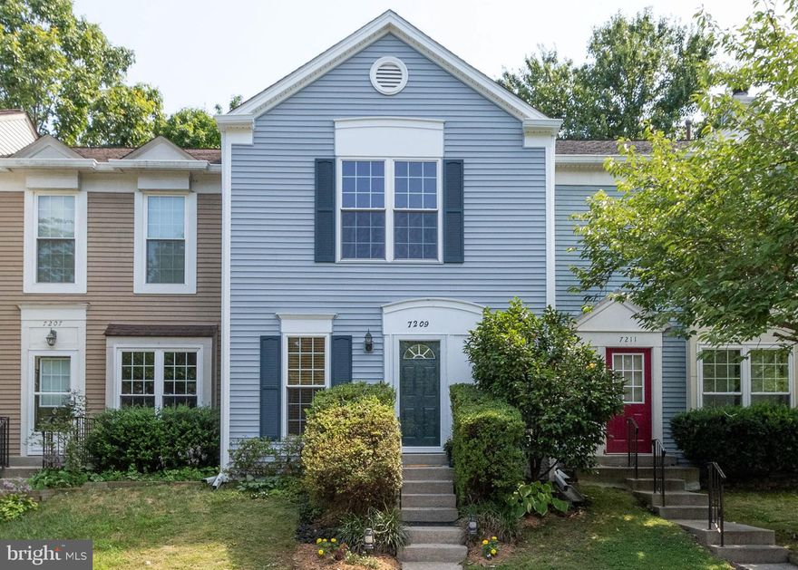 This stunning townhouse with over 1,500 finished square feet is move-in ready.  Siding, roof, trim, gutters replaced in 2020 (with warranties that convey to new owner); HVAC 2022 (with warranty that conveys to new owner); fresh paint throughout; fresh carpet on stairs and in the bedrooms; and gorgeous bamboo floors on the main level.   The main level is an open floor plan - and has modifications found in no other unit.  Kitchen walls have been removed / pantry added / cabinets raised for light and the coat closet entrance has been moved to the basement landing.   Upstairs the two suites have vaulted ceilings for added brightness and tons of closet space.   The basement has a full bath, a den / office, the laundry area, and storage.     The fenced backyard is a private oasis.   Low-maintenance, eco-friendly, certified national wildlife federation wildlife habitat for perennial frog pond and pollinators.  The community is amazing: No thru streets, so less traffic, wide streets with sidewalks - perfect for dog walking.  three playgrounds for different ages/interests; tennis courts soon to be updated with pickleball; basketball courts.  Seconds to Huntley Meadows with over 3 miles of formal and informal trails.