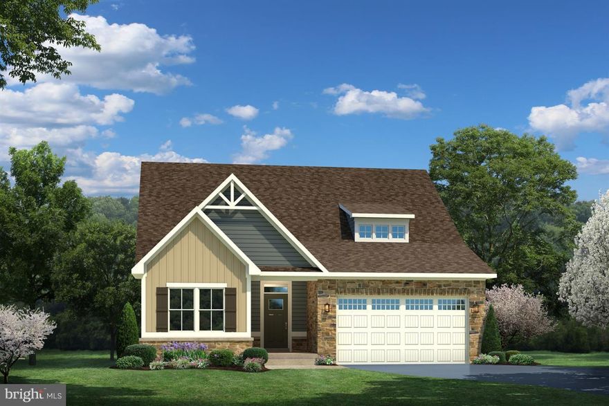 Ryan Homes is taking precautionary measures to insure the safety of our valued customers and employees.  Our model homes are open, but we are meeting 1 on 1.   TO BE BUILT BRAMANTE RANCH IN SHIPLEY HOMESTEAD COMMUNITY with first floor owner's suite in convenient Hanover! True one-level living with main level owner s suite, 2 additional bedrooms, and guest bath.  Covered rear porch is INCLUDED for a limited time, as well as granite, stainless, and wood in many areas of the main floor. Large island seating four looks onto your open main level. Two-car garage. Opt to add a 4th bedroom on lower level with full bath in addition to a spacious rec room! Home Features, 3+ Bedroom, 2+ Bathroom, 1,666+ sq.ft, 2+ Car Garage. Shipley Homestead is Ryan Homes  premier community with amenities   pool, clubhouse, gym, dog park, community garden, and more. GPS: 7552 Newsmanstown Dr., Hanover, MD 21076.  Images shown are representative only. Some homesites have a premium. Closing assistance available.