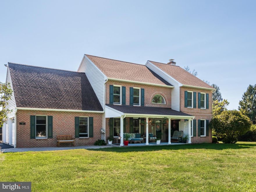 Calling all car enthusiasts!  This home boasts an attached 2 car garage and a stand alone 2 car garage/shop with 2nd fl storage and a trailer/RV parking spot!  Always looking for a place to work on your hobbies? Look no further.   This new to the market listing is a very special property on a quiet 1.8 Ac lot.  A still rural setting yet convenient to roadways, amenities & entertainment.  Lovingly & continually upgraded and updated, this home is move in ready.  Newer roof, Hybrid HVAC, windows, carpets on 2nd fl,  Expanded blacktopped driveway recently recoated.  

Inside this well cared for home find a beautiful cook's kitchen w/ dbl sink, tumbled marble backsplash, granite cnters, great lighting, Hickory cabinets including a pantry cabinet, work desk,  and top of the line GE Cafe appliances.  Large drawers & great storage and work space.   Kitchen is open to breakfast area & family room both of which have access to large rear deck which spans the entire length of  the house.  

The 2 sty entry Foyer provides wonderful natural light to the 1st & 2nd fls.   MBR suite features incredibly good walk-in closet space, high ceiling, and newly renovated knock out bath with dbl size walk-in ceramic shower, soaking tub, and dbl sinks.  Hall bath has also been recently updated with new vanity and shower.

A few of many  must see add-ons... an expanded full length covered front porch with privacy panel .   Upgraded electrical service to support an external generator and an Invisible Dog Fence. 
Really too much to mention.. come see!