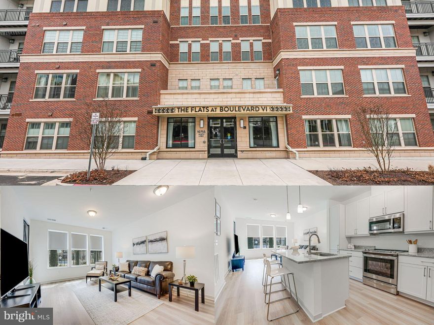 Please read directions for where to park. Discover contemporary living in this stylish 1-bedroom, 1-bathroom condo, built in 2022 and designed for comfort and convenience. Located just minutes to downtown Fairfax,  this ground-level unit offers an open-concept layout with sleek finishes, a spacious living area, and large windows that bring in natural light. The well-appointed kitchen features stainless steel appliances, granite countertops, and ample cabinet space. A large fenced patio overlooks the courtyard and community amenities. 
Enjoy an array of resort-style community amenities, including a state-of-the-art fitness center, sparkling pool, resident lounge, co-working spaces, and outdoor grilling spaces. Host unforgettable gatherings in the stunning community party room, designed for entertaining with stylish décor, ample seating, and a fully equipped kitchenette. Additional perks include assigned garage space, in-unit laundry, a private balcony/patio, and secured entry.  With shopping, dining, and entertainment just moments away, this is the perfect place to call home.