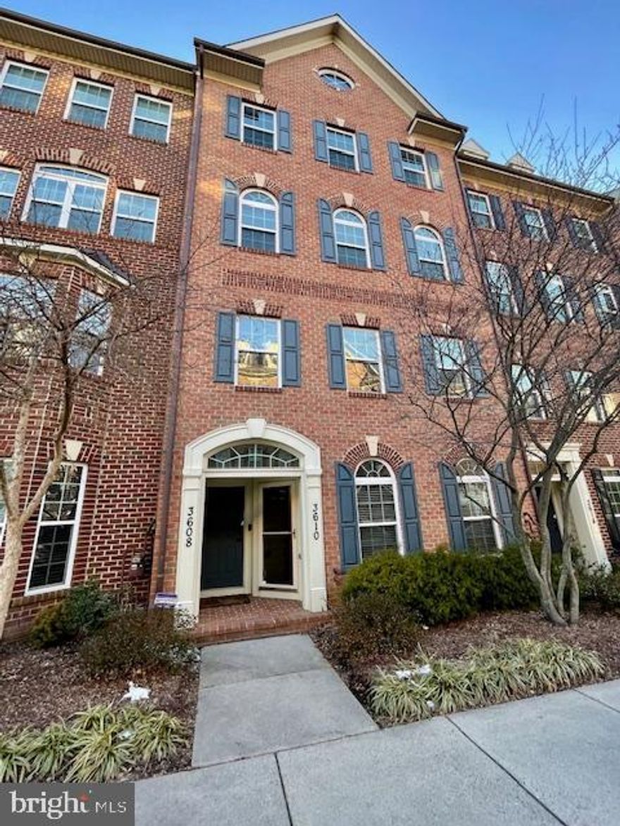 VILLAGES OF URBANA. Beautiful Very Well Maintained Townhouse, featuring 3 bedrooms, 2 1/2 bath. Attached one car garage plus one car private driveway, and plenty of unassigned visitors parking spaces. Lots of New Features including: Beautifully Renovated Kitchen included cabinets, stainless steel energy efficiency appliances, island/breakfast bar, beautiful granite counter-tops, recessed LED lighting. Hardwood flooring of entire main level. Bathrooms w/ ceramic floors. Master bath w/ double-sink, large shower stall with double shower-heads and corner benches, and closet. Laundry-room (upper floor). Villages of Urbana offer resort-style amenities, including three clubhouses, three pools (one with a lazy river), multiple fitness centers, an indoor sports barn for pickleball, basketball, and badminton, plus outdoor sports courts, tennis courts, and over 20 playgrounds. Enjoy scenic walking and biking trails, a state-of-the-art Urbana Natelli YMCA, and a vibrant town center with restaurants, a grocery store, a regional library, and a seasonal farmer’s market. With easy access to I-270 and the nearby Park & Ride, this home is perfect for commuters.Recreation/Party room, exercise room, courts, outdoor swimming pools, and more. Enjoy a view from its rear balcony. Ready to move-in.