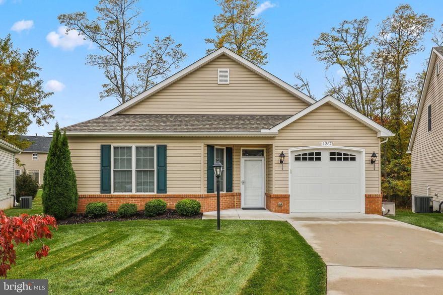 This carefree active 55 + adult living home is minutes away from shopping and restaurants in Eldersburg. The main level features a spacious primary bedroom with en-suite bathroom, and walk in closet. A sizeable laundry room is conveniently located nearby. This level also includes a kitchen with plenty of storage and dining area. The living room provides an abundance of natural light and gives easy access to the deck. The upper level includes a second bedroom and full bath.