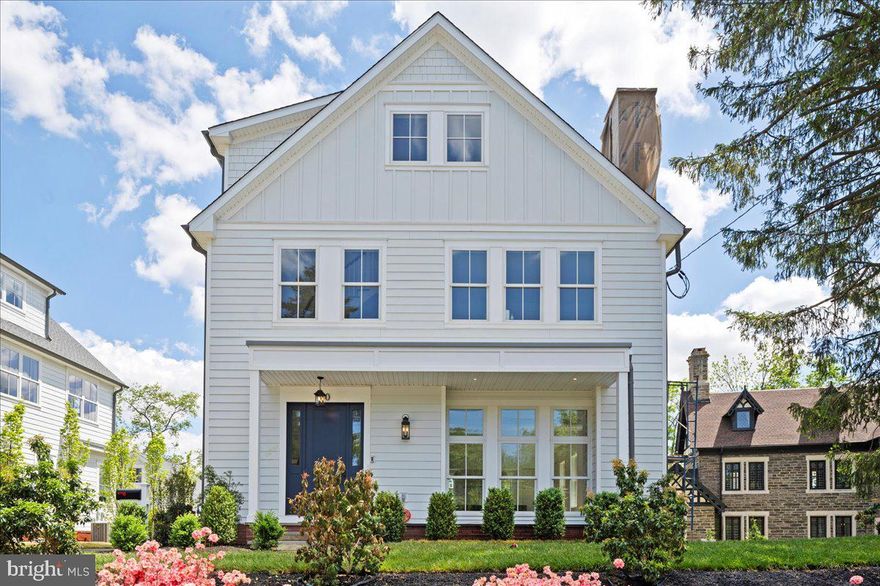 Welcome to  20 Pelham Road,  one of two custom built homes presenting a unique opportunity in the vibrant West Mount Airy neighborhood. Each home offers 5000+ square feet of well appointed living space on three floors, plus a fully customizable lower level. 5 bedrooms, 3.1 baths, and a 2 car detached garage. As you walk into the home, you'll immediately recognize the attention to detail as you enter the soaring three story foyer complete with custom millwork and a dramatic staircase. The open floor plan first floor includes a gourmet chef’s kitchen with Thermador appliance package and built in pantry, dining and living rooms complete with gas fireplace, plus bonus room that can be used as an office or library. You'll notice a general allowance for built ins throughout the home, allowing you to move right in and lead an organized life. The mudroom to the back of the first floor leads to the bluestone patio in the rear yard. On the second floor, the showstopper is the main bedroom suite. Set apart from the rest of the bedrooms, the main bedroom has many windows giving it a bright and airy feel, and treetop views. The bathroom offers a beautiful design, including a walk in shower and tub. Additionally on the second floor, find the laundry room and two more bedrooms with ensuite bath. The third floor hosts two bedrooms, a full bath, and lots of possibility for an office or playroom. The lower level with three oversized windows, is a blank slate and a chance to design for exactly the way you want to live. Personal gym, golf simulator, perfect spot to watch the game, extra bedroom? Our builder will work with you to customize this upgrade. The exterior of the home has lush, mature landscaping, and a welcoming front porch and bluestone back patio and generous yard. Perhaps the icing on the cake is location...Mount Airy is a warm community with so much to offer. Walk to everything! Grocery stores, coffee shops, restaurants, boutiques, and The Lovett Library. All within 25 minutes of Center City, and easily accessible by regional rails! Enjoy the miles of trails in Carpenter’s Woods for biking, hiking, and running. Experience the highest quality custom new construction, with the original,  full 10 year tax abatement. Let us bring you home the Spring to Pelham Road! Estimated completion March/April