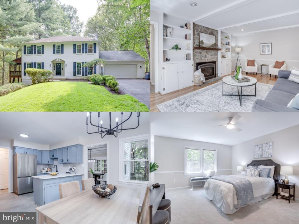 *Open Houses: 1-3 PM Sunday, August 17.*
Elegant Colonial Retreat Backing to 100 Acres of Protected Parkland
Tucked away on a tranquil cul-de-sac at the end of a private pipe stem, and backing to the serene expanse of Piney Branch Park, this beautifully appointed Colonial offers the rare combination of luxury, privacy, and a connection to nature—all just minutes from everyday conveniences.
Step inside to over 3,400+ sq ft of refined living space, including a grand primary suite with a sitting room, multiple closets, and an ensuite. The main level features rich hardwood floors in the dedicated home office, and again in the sun-drenched family room which is centered around a striking floor-to-ceiling stone fireplace.
Enjoy seamless indoor-outdoor living with a **screened-in porch** overlooking wooded views, and a fully finished walkout basement complete with an electric fireplace, full bath, a home gym area, laundry room and cedar-lined storage rooms.
Property Highlights
* 4 generously sized bedrooms | 3.5 baths
* Updated kitchen with new appliances and a breakfast nook
* Walkout lower level with multiple living zones
* Cedar-lined closets and expansive storage throughout
* Views of 100+ acres of protected parkland and direct access to nature trails
* Quiet, private cul-de-sac setting with mature landscaping
Whether you're entertaining guests on the screened porch, enjoying the cozy sound of the fireplaces, or exploring the aces of nature trails just beyond your backyard, this home is a private sanctuary that truly has it all for the nature lover. Nestled in one of the most peaceful natural settings available. A must-see for the discerning buyer who values space, beauty, and unmatched privacy.