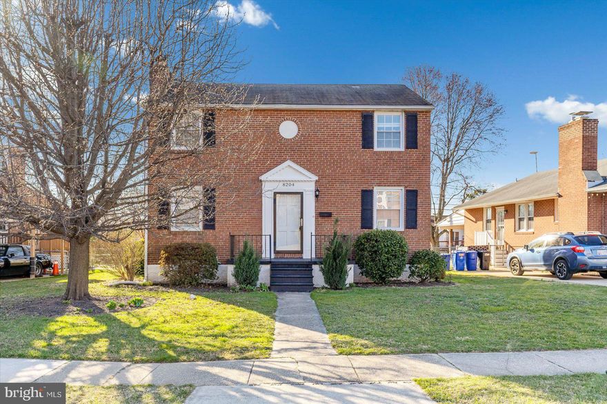 GORGEOUS 4 Bedroom 2 FULL and 1 HALF Bath BRICK Colonial in Parkville * Features Include GLEAMING hardwood floors * BEAUTIFULLY updated  sun filled kitchen with GRANITE countertops and STAINLESS steel appliances * Separate dining area * HALF bath on MAIN level * SPACIOUS living room with WOOD burning fireplace *  Newer HVAC * WOODEN blinds * The UPPER level offers FOUR bedrooms and a FULL bath * On the LOWER level you will find a LARGE family room with outside entrance * FULLY fenced rear yard with a RAIN garden and SHED * NEW exterior and side decks * This FABULOUS home was METICULOUSLY maintained and cannot be missed * Will not LAST long!!