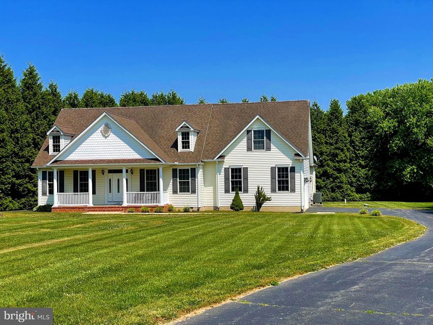 Come enjoy everything the Eastern Shore has to offer with this quality-built 3 bedroom, 2.5 bath home that sits on more than an acre of land! Minutes from historic Centreville and close to Route 301, this home combines the benefits of rural and neighborhood living. The home boasts vaulted ceilings in the living room and primary bedroom, hardwood floors, front and rear porches, and a completely finished upper-level 24' x 19' bonus room with the potential to be a 4th bedroom. Other features include a gas fireplace, an attached 2-car garage, a paved driveway, and one-level living. You'll be proud to invite your family and friends over any time of the year! Don't miss out on this one!