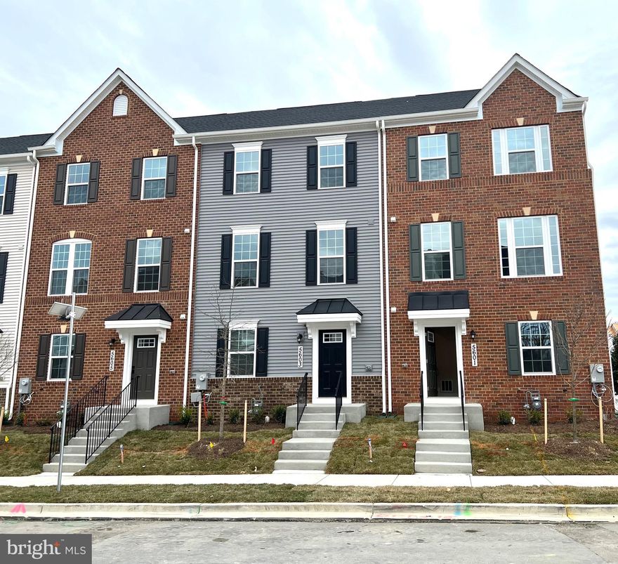 Take a look at this beautiful newly built home with 3 bedrooms,  2 full and 2 half bathrooms and a 2 car rear garage. An enormous kitchen with an island opens onto a bright and airy living room, and a generous primary bedroom that features a tray ceiling. The location has quick and easy access to I-495, is 10 miles to DC and 5 miles to the Branch Ave Metro Station. The location makes it an easy commute to DC , Andrews Air Force, or Northern VA., Also, it is close to the MGM, National Harbor, Navy Yard, and other popular destinations. Don't miss out this beautiful home.