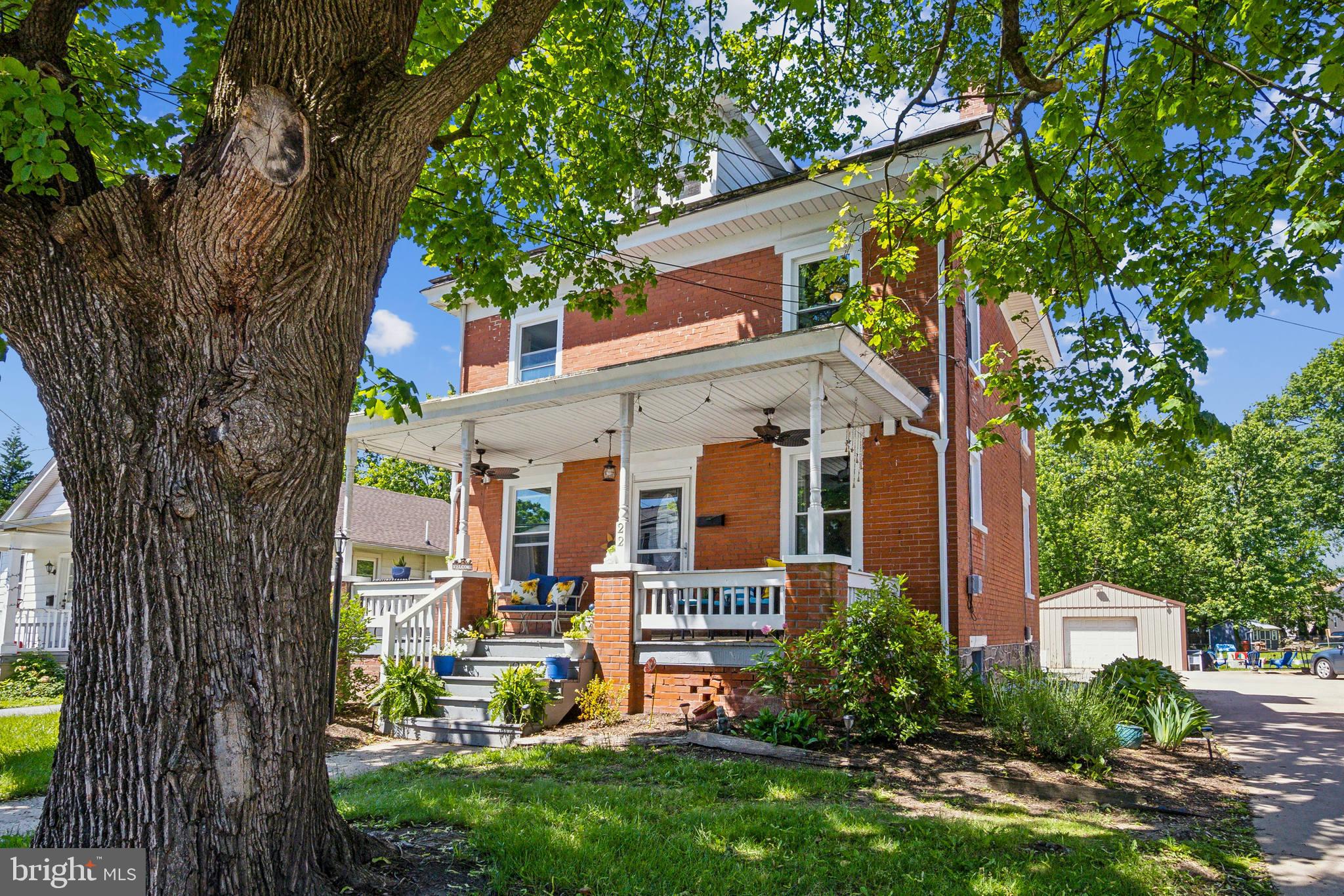**Charming Three-Story Colonial in the Heart of Oxford Borough**
Welcome to this beautifully maintained three-story brick colonial, perfectly situated in the desirable Oxford Borough. This classic home features a welcoming front porch—ideal for morning coffee or evening relaxation—and timeless architectural charm throughout.
Inside, you’ll find a cozy living area highlighted by a wood-burning fireplace, perfect for chilly evenings. The updated kitchen boasts sleek stainless steel appliances, blending modern convenience with historic character.
The full basement offers plenty of storage or potential for additional living space. Step outside to enjoy a fully fenced-in yard, ideal for pets, play, or gardening.
A standout feature is the detached, heated garage with electric—perfect for year-round use—plus an additional storage shed, also equipped with electricity, offering even more utility.
Don’t miss the opportunity to own this one-of-a-kind property that blends charm, functionality, and a prime location.