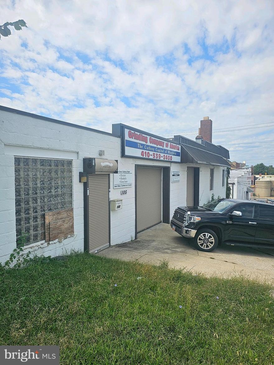 Industrial Site Available for Sale.  6000 sq ft Detatched Building zoned I-1 one block away from the 895 on ramp. 4 overhead drive in doors.  Building was completly renovated in 2006-2008 with new roof, York HVAC system, Hot Water Tank, Electrical and Plumbing upgrades.  Building in very good condition. Large office with private restroom and additional restroom in shop area. Lower Level complete with Overhead door and Portable Lift. Property located in an Enterprise Focus area, Opportunity Zone and a Priority funding area all of which offer Financing and Tax Credit Incentives. Go to Document Tab for additional information.  Property is currentlyTenant occupied until December1st.