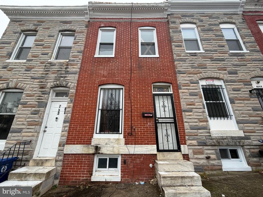 ONLINE AUCTION: Bidding begins 01/14/2026 @ 10:00 AM. Bidding ends 01/16/2026 @ 11:55 AM. List Price is Suggested Opening Bid. Deposit: $5,000.

This two-story townhouse is located in the Shipley Hill neighborhood of Baltimore City. Residents can enjoy the nearby attractions and facilities such as the Gwynn Falls Trail, Westside Shopping Center, Grace Medical Center, West Baltimore MARC Station & Carroll Park. The property is vacant. The area provides basic access to the major traffic artery Frederick Avenue, which connects to other parts of West Baltimore and downtown.