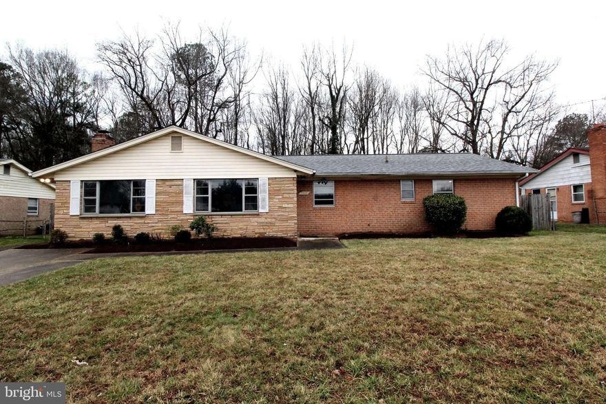 *BACK ON MARKET BUYER UNABLE TO PERFORM! Lovely 4 bedroom rambler nestled on a beautiful level lot with a spacious back yard. Property has many upgrades that feature stainless steel appliances, new luxury vinyl flooring, gas heat, central  ac. Minutes from Pennsylvania Ave and county admin offices. Estate sale "as is"