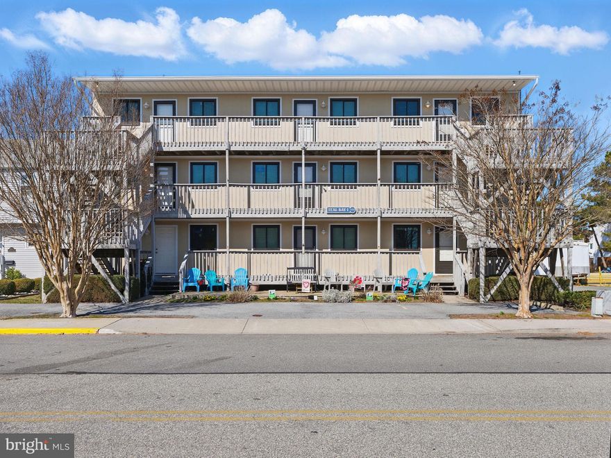 The One You’ve Been Waiting For! Welcome to Unit 101 in Teal Bay I—a stunning first-floor, end-unit condo offering both comfort and convenience in North Ocean City. Enter to find an inviting open floor plan featuring a beautifully updated, bright kitchen that overlooks the spacious living and dining area. This 2-bedroom, 2-bathroom condo is designed for easy coastal living, with ample storage and balcony access from both bedrooms, perfect for soaking up the sunshine. Relax on your patio area, an ideal space for morning coffee or evening unwinding. Located in a prime North OC spot, you’ll be just moments from the beach, local dining, and entertainment. Don’t miss this incredible opportunity—schedule your showing today!