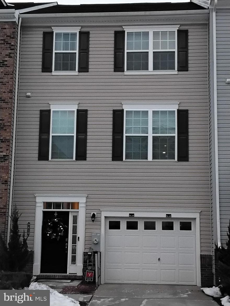 A stunning 2018 townhouse with 3 bedroom, 2 full baths and 2 1/2 bath. This home provides spaciousness and naturality throughout the entire home. Ther is also an additional space that can be used for an office or sitting area. An outdoor deck. Located in a wonderful location of Owings Mills