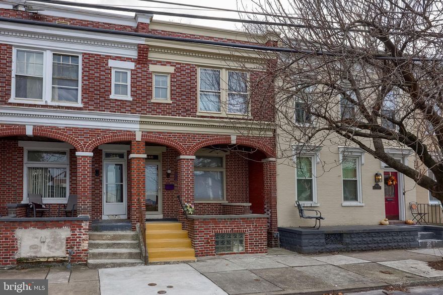 This beautiful home is located in the heart of vibrant Lancaster City and offers a rare blend of character, warmth, and thoughtful livability. With three bedrooms and two full bathrooms, the home feels both comfortable and functional while still preserving the charm that makes city homes so special.

From the moment you enter, you are greeted by a charming entry foyer that creates a natural transition into the main living space and offers a welcoming place to drop a coat or bag. Inside, oversized windows fill the home with natural light, highlighting the rich architectural details throughout from the beautifully crafted wood trim and staircase banister to the original transoms, complete with their openers still intact. The living room features a classic brick fireplace that adds both visual interest and a sense of warmth, while the dedicated dining room provides a lovely space for everyday meals or hosting friends and family.

The kitchen, fondly known as “The Kitchen of Many Delights,” offers a delightful mix of character and function with a wall oven, generous cabinetry, and ample workspace. Just off the rear of the home, a door leads to a private, paved courtyard, an easy-to-maintain outdoor space that feels like a quiet retreat in the middle of the city.

Upstairs, the bedrooms are full of personality with exposed brick walls and beautiful natural light. One bedroom even opens to its own balcony, creating a peaceful spot to step outside and enjoy a quiet moment. The home is completed by efficient gas heat and a layout that feels both inviting and practical.

This is a truly special Lancaster City home that offers charm, craftsmanship, and comfort all in one.