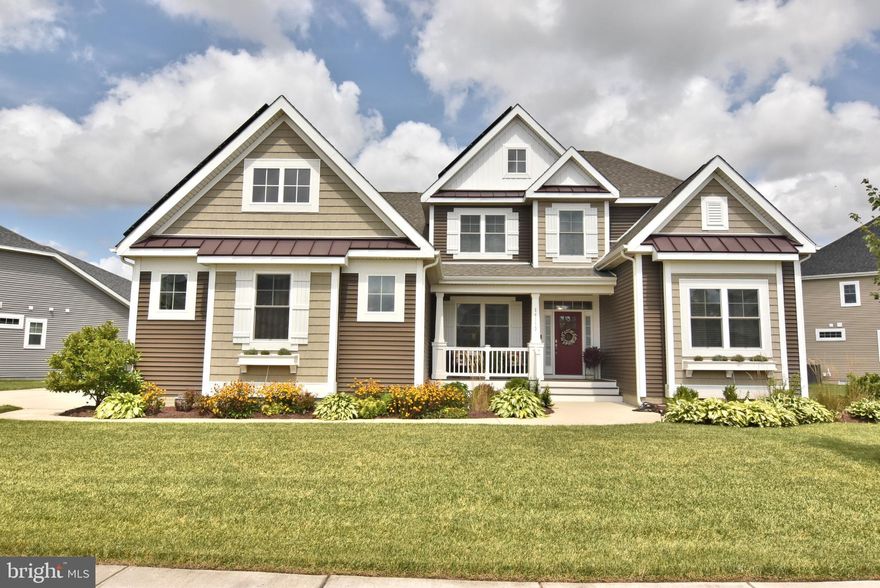 Welcome to the Whimbrel model in the beautiful community of Walden. This gently lived in home features many upgrades like, large 7x7ft granite kitchen island, 3 car side load garage, large paver patio with water feature views, and 11ft wet bar with wine fridge just to name a few. The large kitchen is open to living area and dining area for great entertaining. You'll find a large main bedroom suite and the bath feature a large shower and soaking tub with marble tile. There are other bedrooms on the first level with another bath. Upstairs features a large bonus room for entertainment, bedroom, full bath, and large storage area.

The home sits on one of the larger lots in the community. There is large paver 2 tier patio in the rear where you can enjoy the pond views. There is lots of parking in the concrete driveway and attached 3 car garage. The home is very energy efficient. It utilizes natural gas for heat and water heater, and owned solar panel keep the electric bills extremely low. 

Walden is located minutes to Lewes, Rehoboth Beach, and Long Neck. The community amenities include, pool, fitness center, pickleball, tennis, and access to Dorman Pond for kayak launching.