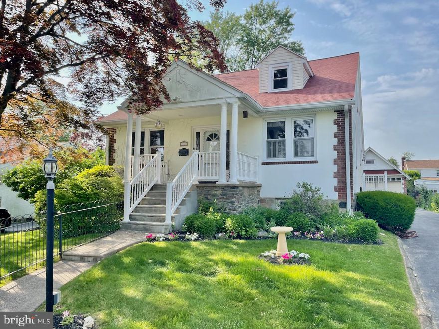 Welcome to 1442 Dorchester Road in Havertown. Whether you’re looking for a large single family home or a duplex (3 to 5 bedrooms depending on 2nd floor use) on a beautiful 60' x 150' level lot, this property presents a unique opportunity with its surprisingly large 2nd floor 1 or 2  bedroom apartment that could be offered for rent or as additionally living space.  

Walking up to the home you’ll notice the welcoming raised open front porch, as well as, the private driveway with an oversized 2 car detached garage w/ loft at the back of the property.  Entering the first floor, you’ll notice the beautiful hardwood floors and a great floor plan starting with a large living room that leads into a large formal dining room.  Further you’ll find a modern kitchen with loads of white cabinetry for great storage, granite counter tops, tile backsplash, recessed lighting, breakfast bar and built in desk space. Off the back of the kitchen you’ll find a mudroom space that leads to the back deck that overlooks the level, deep lot (150' deep). Back inside, a hallway leads to two good sized bedrooms and a full hall bath with separate tub and stall shower with tile surround.  A door off the kitchen leads down to a large full basement that has 2 finished rooms, a full bath with stall shower, a laundry area, and large unfinished storage space that includes all the utilities.    

A door from the second back bedroom gives access to the stairway and separate exit.  This allows for a private entrance for the second floor if desired.  The 2nd floor was remodeled in 2019 and includes a 1 bedroom, living room & dining room space, small kitchen and full bath with shower.  Additionally, the second floor has an all in one washer & dryer, as well as, a separate electrical service from the first floor, allowing the tenant to pay for electric and hot water.   The home heats off of a common oil burner, however does have separate hot water tanks for both units.  Other features include a new roof (2024), central air (split system) for the 1st floor, replacement windows throughout and 200 amp electric. 

Keep in mind that the 2nd floor could be modified into as many as 3 bedrooms, should you plan to make it part of the primary home.   The staircase to the 2nd floor is accessible by the first floor back bedroom if needed.

Located minutes from shops and restaurants at Manoa Shopping Center, schools (including Lynnewood Elementary School a couple blocks away), public parks (Paddock & Bailey Parks), the Pennsy Trail, Havertown YMCA and everything Havertown.  Also, easy access to Rt 3 (West Chester Pike) and the Blue Route (rt 476).  Don’t miss this great opportunity to own in Havertown!