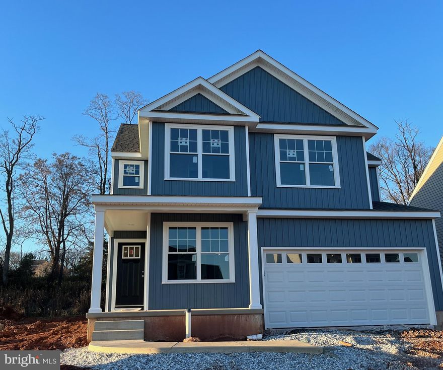 This brand new 3 BR, 2.5 BA modern farmhouse style home is a must see!  With a spacious great open layout with wide open stairway to second floor this home features luxury vinyl plank flooring on entire first floor and bathrooms & laundry, vaulted two story ceiling in great room,  gas fireplace, white kitchen with granite counters and SS appliances, pantry,  upgraded siding with front in vertical siding, wrap around porch, primary suite featuring private bath w/ tile shower, 2nd floor laundry and so much more!  Close to all major routes and amenities.  Plan your visit today!  BUILDER OFFERING $10,000 IS SELLER ASSIST WHEN USING BUILDERS PREFERRED LENDER!