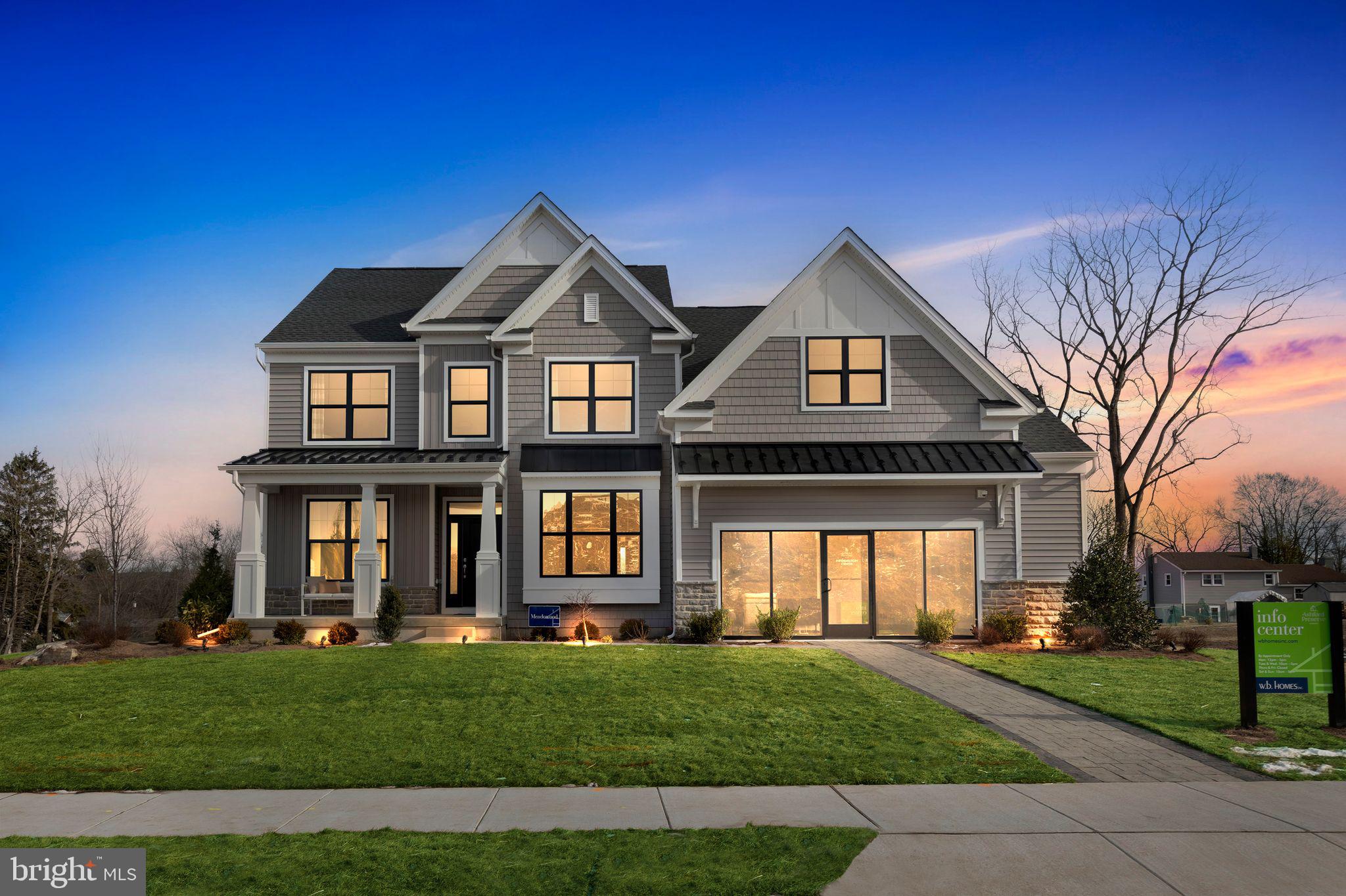 Quick Move-In Home, delivery December 2025. SPECIAL Interest RATE LOCKED IN at 5.49% for the full 30 years of your loan! (Restrictions apply see Community Sales Manager for Details). The Meadowood model is a new construction home designed for a busy lifestyle! As you enter the foyer, you will instantly appreciate the center hall layout offering a large formal dining room on one side and a spacious flex room on the other, which can act as that perfect work from home space or secondary living area. Following the included hardwood laminate flooring from the foyer and into the main living area of the home, you will find a spacious great room overlooking the gourmet kitchen and a breakfast area. Plentiful windows and a glass slider allow natural light to fill the entire space, highlighting the designer appointments found within the kitchen including dazzling quartz countertops, an oversized central island, furniture quality 42’’ cabinets with soft close doors and drawers, stainless steel appliances, and large walk in pantry. Also found on this level of the home is a powder room, laundry room, and convenient mudroom with plentiful storage and access to the 2-car garage. Upstairs, the impressive owner’s suite is the perfect place to unwind at the end of the day with dual walk-in closets and a spa-like owner’s bath with ceramic tile and quartz countertops. 3 additional bedrooms, a multipurpose loft and hall bathroom also be found on this level of the home.
