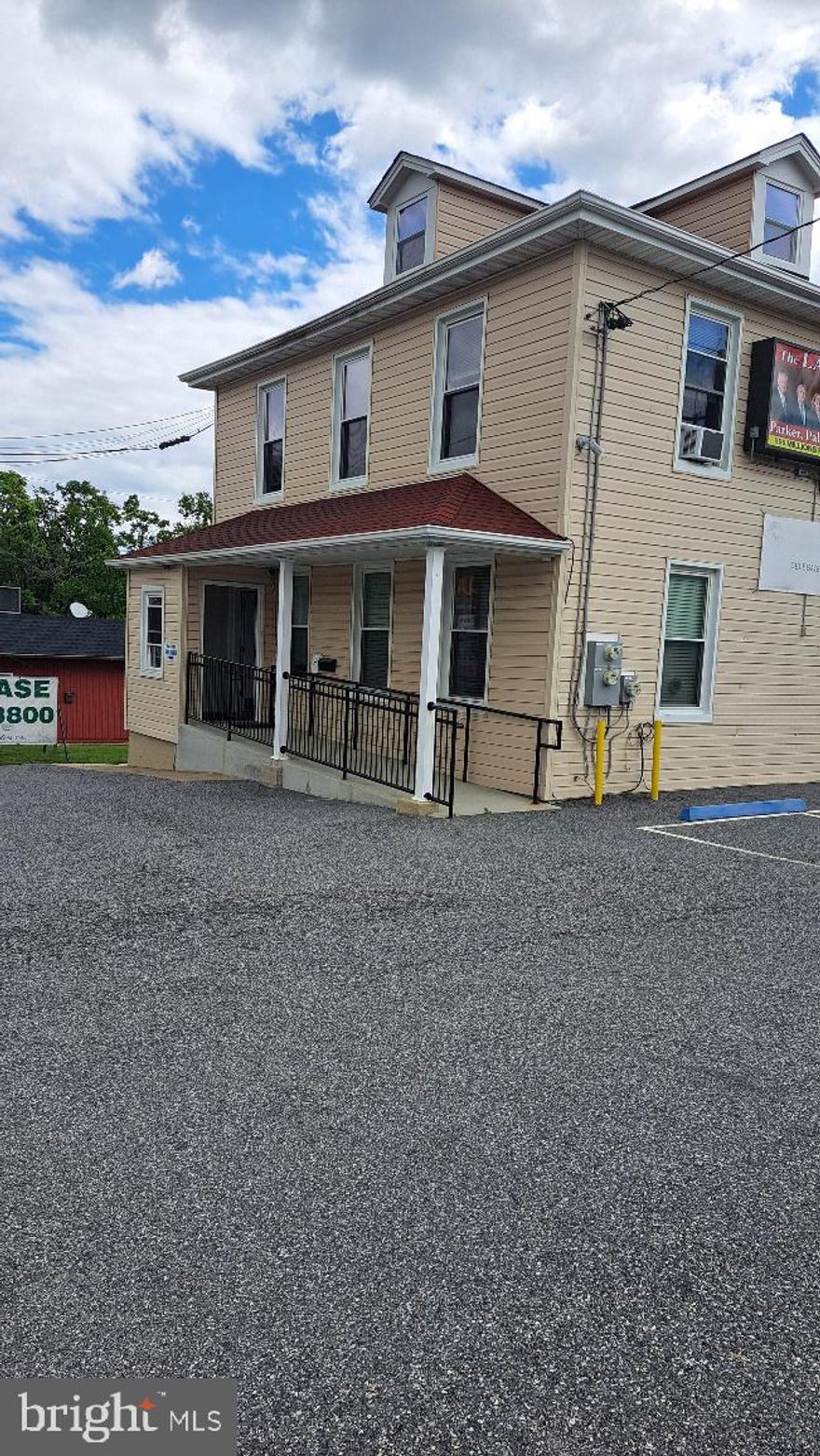 Great office space - entire first floor available.  6 separate rooms + 2 bathrooms.  Dimensions in pictures.  Tastefully decorated.  Available now.  Good visibility from Belair Rd.  Tenant responsible for utilities.