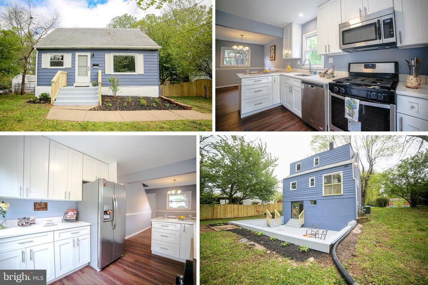 Beautiful three-level Detached Home, lovely community with loads of updates! The house has four spacious  bedrooms and 2.5 baths, hardwood  floors, newer windows and big flat fenced backyard. This newly renovated home will surprise you with the details, including fresh luxury paint, new HVAC, new water heater, and updated 2.5 bathrooms. The middle level has an updated kitchen with new tall white cabinets, countertops, stainless steel microwave, dishwasher, french door fridge, and gas stove. Large Living room with full bathroom and third bedroom. The upper level features 2 bedrooms and one full bathroom with a tub. The lower level features light-filled living room with walk out to a big patio and bonus bedroom (fourth bedroom). The room can be used as a guest bedroom or an office. The lower level has half bathroom, and a large laundry room perfect for storage. It is conveniently located near shops, restaurants, Potomac Mills Mall and just a few miles from the Virginia Rail Express (VRE). Don't miss out on this opportunity!