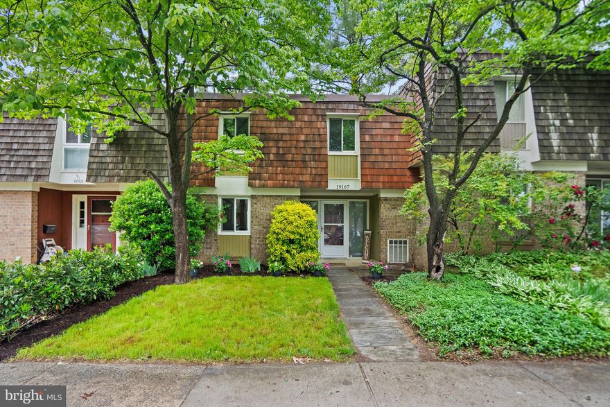 Welcome to this amazing home located in the most convenient part of Montgomery Village - easy access to schools, shops, transportation, pools, playgrounds.  This spacious property offers large rooms and a great floor plan and has been freshly painted and new carpet on Upper Level (Main Level is hardwood flooring) .  The main level features an upgraded table space Kitchen with pass through to a separate Dining Room with hardwood floors, built-in storage and sliding doors to private patio and backyard for summer barbecues.  The Living Room boasts hardwood floors and a wall of built-in storage shelves.  Upstairs features new, neutral carpet and 3 bedrooms and 2 full bathrooms.  The Master Bedroom Suite comes with a walk-in closet, balcony and separate full Bathroom.  There are 2 additional Bedrooms and a Full Bathroom on this level.  This home also has a full basement ready for you to finish for added space and living.  HOUSE IS BEING SOLD "AS IS'.